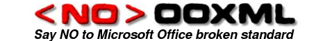 Nie dla OOXML!